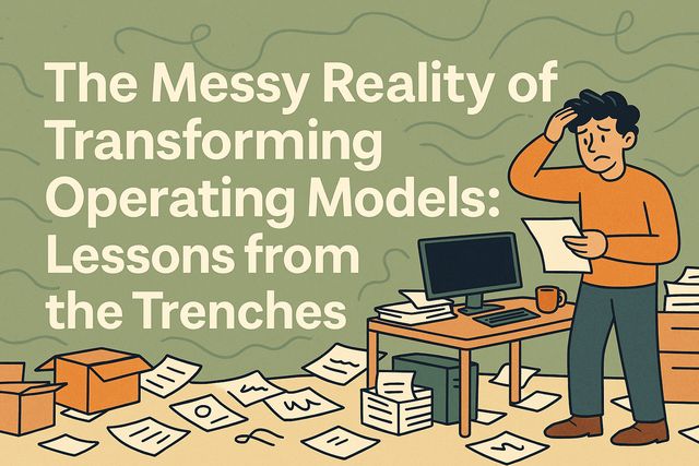 The Messy Reality of Transforming Operating Models: Lessons from the Trenches