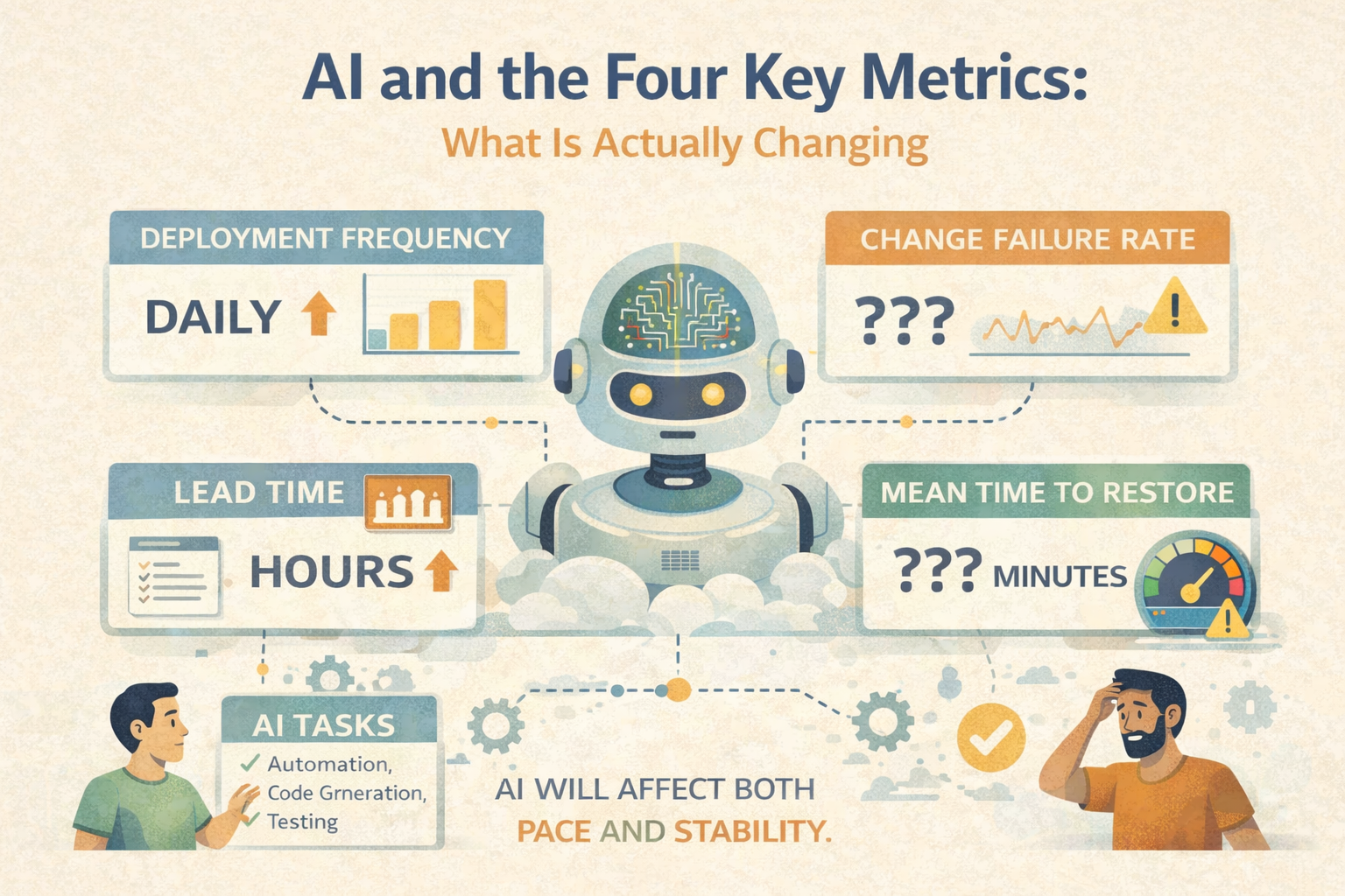 AI and the Four Key Metrics: What Is Actually Changing